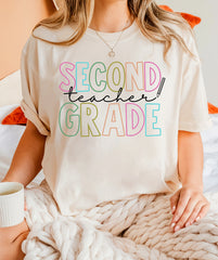 Second Grade Teacher Shirt Comfort Color