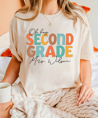 Oh Hey Second Grade Teacher Comfort Color