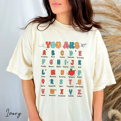 You Are Alphabet Teacher Shirt, ABC Affirmation Shirt