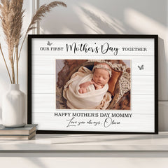 1st Mothers Day Gift From Baby | New Mother Canvas