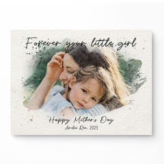 1st Mothers Day Gift | Mother’s Day Watercolor Portrait From Photo | First Time Mothers Day Gift