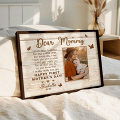 1st Mothers Day Gift | First Mothers Day Canvas