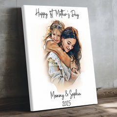1st Mothers Day Gift | Photo Canvas Mother’s Day Gifts | First Time Mom Gift From Baby