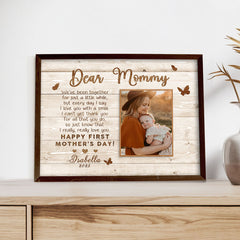 1st Mothers Day Gift | First Mothers Day Canvas