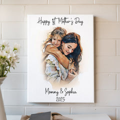 1st Mothers Day Gift | Photo Canvas Mother’s Day Gifts | First Time Mom Gift From Baby