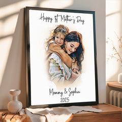1st Mothers Day Gift | Photo Canvas Mother’s Day Gifts | First Time Mom Gift From Baby