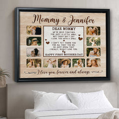 1st Mothers Day Gift | Mother’s Day Canvas Art