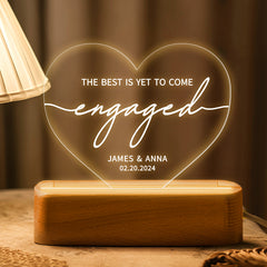 Personalized Night Light | Engagement Gift