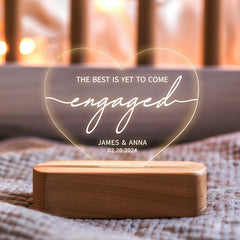 Personalized Night Light | Engagement Gift