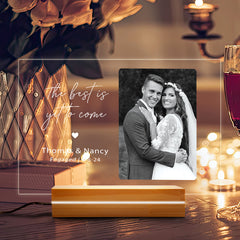 Engagement Gift for Couple | Custom Night Light