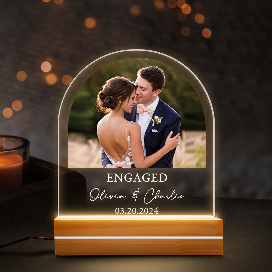 Engagement Plaque | Engagement Gift for Couple