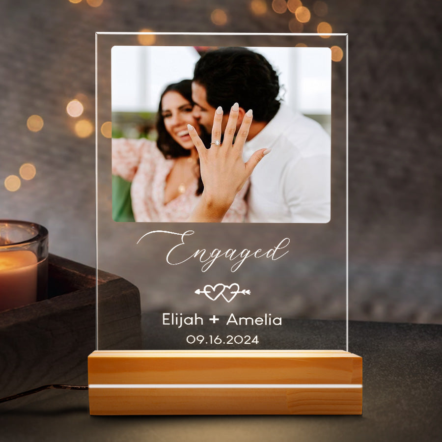 Engagement Gifts for Couples delivers the perfect blend of elegance and personalization with Engagement Gifts for Couples, featuring Custom Night Lights and Heart LED designs. From Engagement Plaques to Map Gifts for Couples, these keepsakes shine with love.