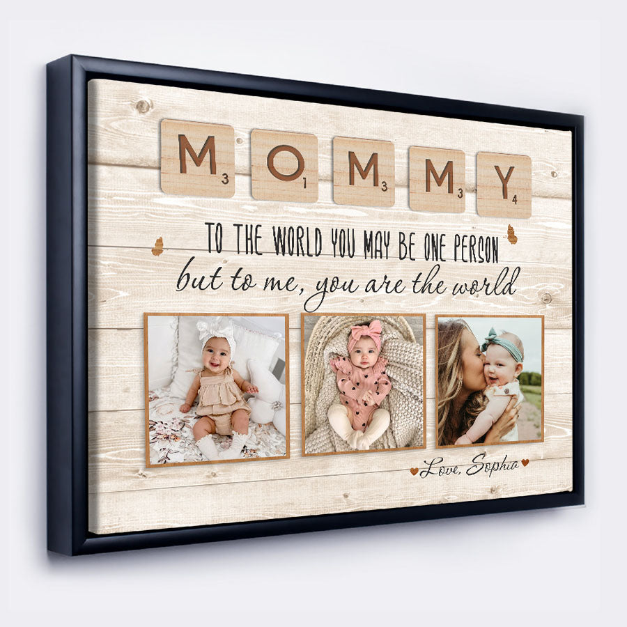 Mothers Day Gift For First Time Mom | First Mothers Day Canvas | First Time Mothers Day Gift