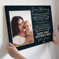 New Mothers Mothers Day Gifts | New Mom Canvas | New Mother Canvas