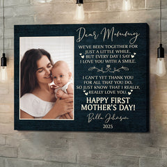 New Mothers Mothers Day Gifts | New Mom Canvas | New Mother Canvas
