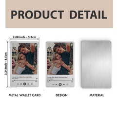 Personalised Wallet Insert Card | Custom Wallet Card with Picture