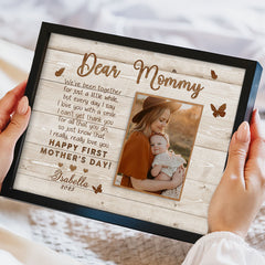 Personalized First Mothers Day Gift | First Mothers Day Canvas