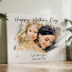 Personalized First Mothers Day Gift | First Mothers Day Canvas | 1st Time Mothers Day Gift