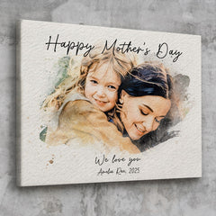 Personalized First Mothers Day Gift | First Mothers Day Canvas | 1st Time Mothers Day Gift