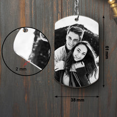 Personalized Keychain for Him | Custom Picture Keychains