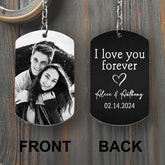Personalized Keychain for Him | Custom Picture Keychains