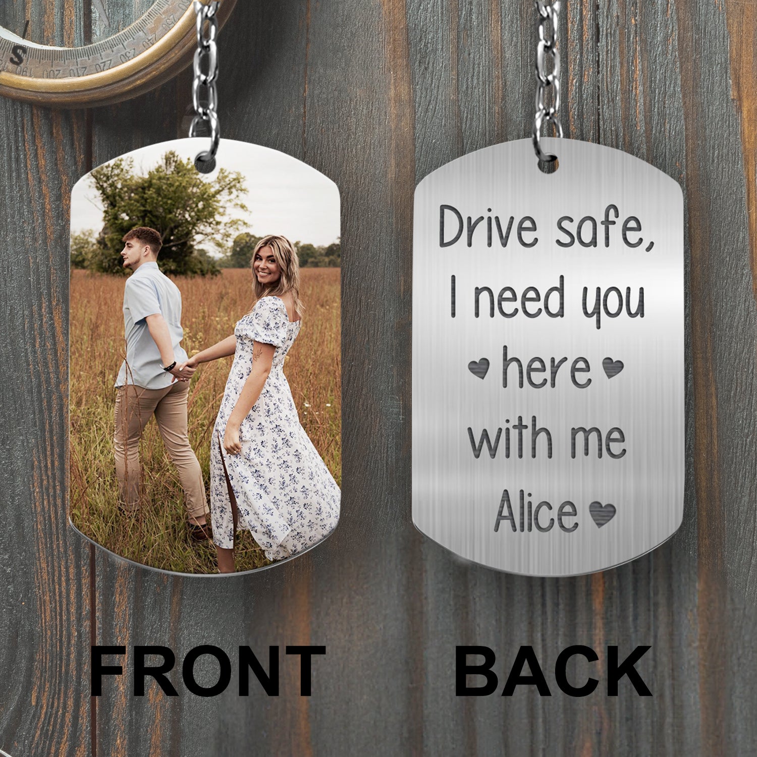 Personalized Keychain for Him | Personalized Picture Keychains