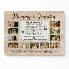 Custom First Mothers Day Gifts | Mother’s Day Canvas Art