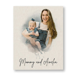 Custom First Mothers Day Gifts | New Mom Canvas Wall Art