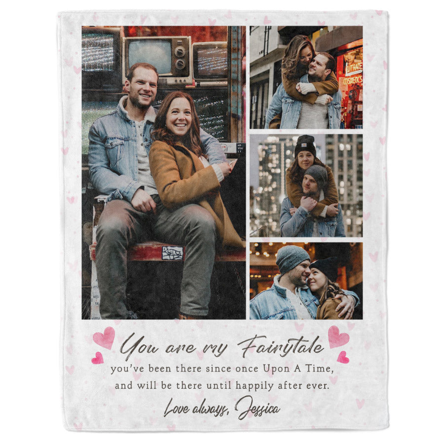Personalized Valentine’s Day Gift for Husband | Custom Blankets with Pictures
