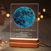 Personalised Gifts for Husband on Valentine’s Day | Custom Star Map Led Night Light