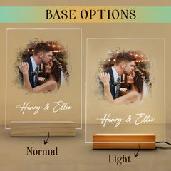 Personalised Gifts for Husband on Valentine’s Day | Custom Photo Night Light