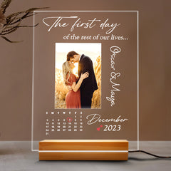 Custom Valentine’s Day Gifts for Him | Custom Photo Plaque