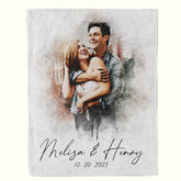 Custom Valentine’s Day Gifts for Him | Custom Photo Blanket