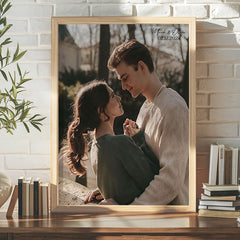Custom Valentines Gifts For Boyfriend | Valentines Canvas Art Print