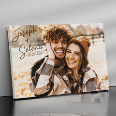 Custom Valentines Gifts for Boyfriend | Canvas Photo Prints Custom