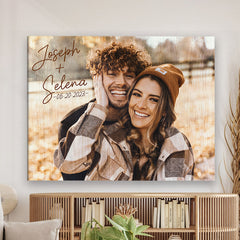 Custom Valentines Gifts for Boyfriend | Canvas Photo Prints Custom