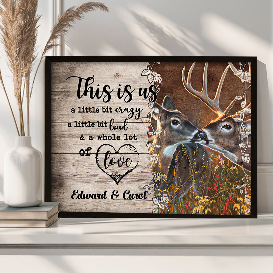 Custom Valentines Gifts for Him | Custom Canvas Print
