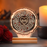 Custom Valentines Gifts for Him | Custom Song Lyrics Acrylic Plaque