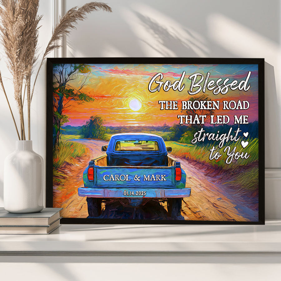 Custom Valentines Gifts for Him | Valentine Custom Canvas Print