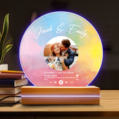 Custom Valentines Gifts for Him | Personalised Vinyl Plaque