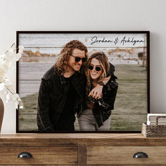 Custom Valentines Gifts for Him | Custom Canvas Poster