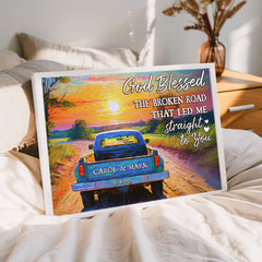Custom Valentines Gifts for Him | Valentine Custom Canvas Print