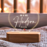 Custom Wedding Night Light | Acrylic Night Light Gift