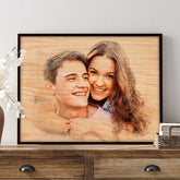 Customized Unique First Valentine Gift for Boyfriend | Custom Photo Canvas Prints