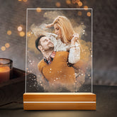 Customized First Valentines Gift for Him | Customized Photo Led Night Light