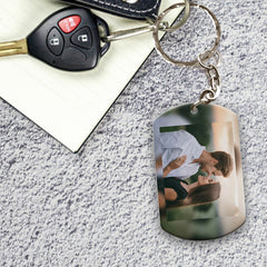 Customized Gifts for Husband on Valentine’s Day | Custom Photo Keychain