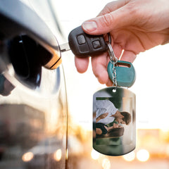 Customized Gifts for Husband on Valentine’s Day | Custom Photo Keychain