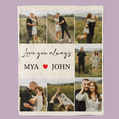 Customized Valentine Gifts | Custom Photo Blanket