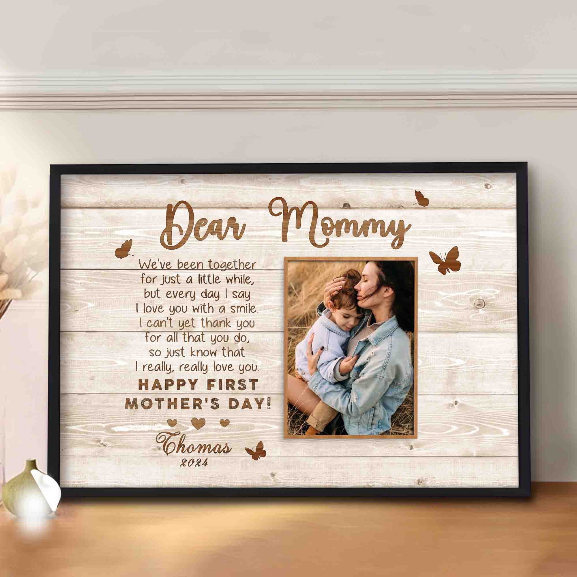 First Time Mothers Day Gift | Custom Photo Mothers Day Canvas