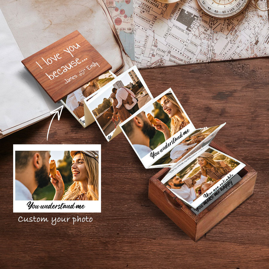 Mens Personalized Valentines Gifts | Photo Box Gift